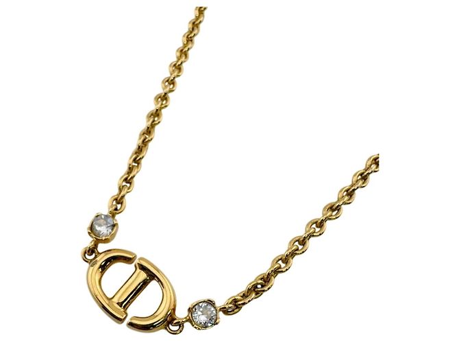 Goldene Halskette Christian Dior