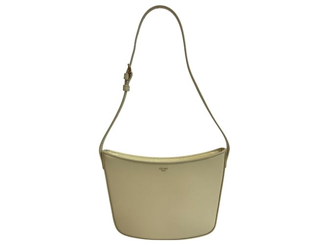 Céline Bolsa de ombro Celine Croc Bag Medium em amarelo