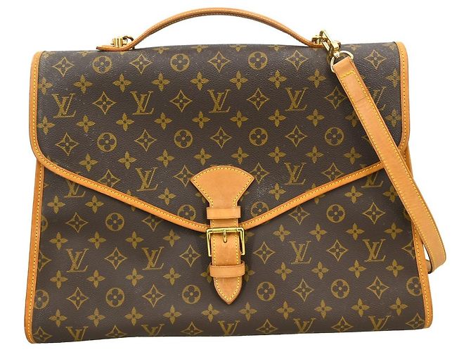 Louis Vuitton Beverly Briefcase Monogram Canvas GM Marrone
