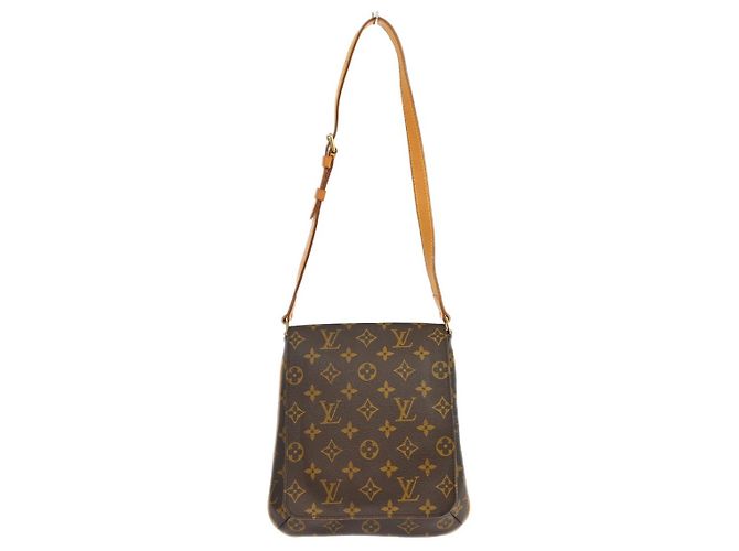 Bolsa Musette Salsa Louis Vuitton em Canvas Monogram PM Marrom