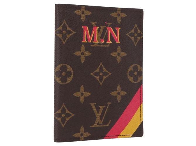 LOUIS VUITTON Monogram Couverture Passpole NM Porta-passaporte LV Auth 184684 Monograma