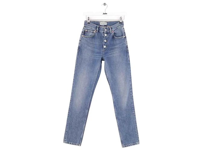 Balenciaga Vaqueros de corte recto azul 