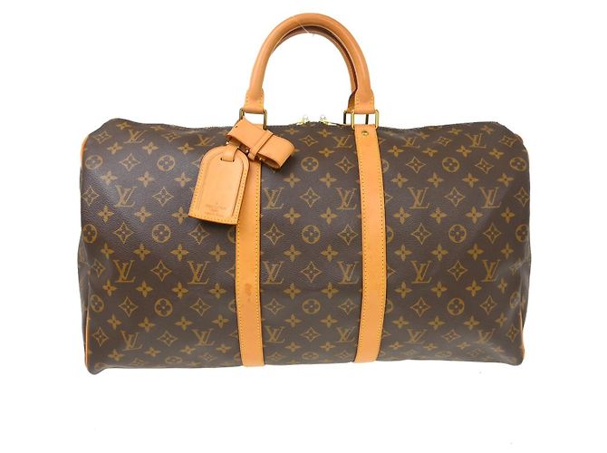 Louis Vuitton Keepall Monogram Canvas 50 Marron