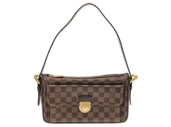 Bolsa de Ombro Louis Vuitton Damier Ravello GM Damier ebene