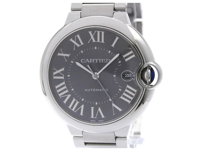 Relógio de pulso automático em aço Cartier Ballon Bleu