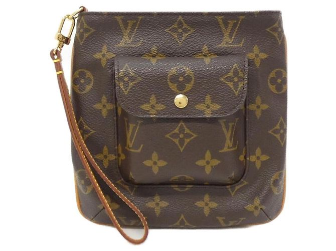Sac à main Louis Vuitton Monogram Partition Marron