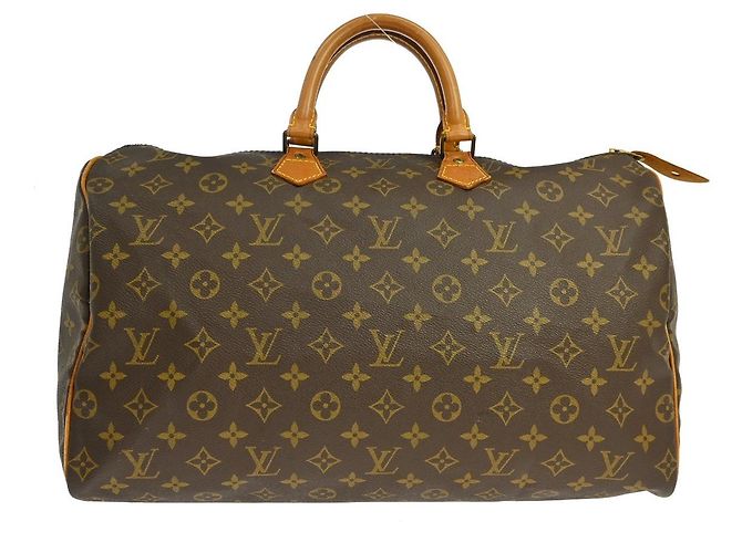Borsa Louis Vuitton Speedy Monogram Canvas 40 Marrone