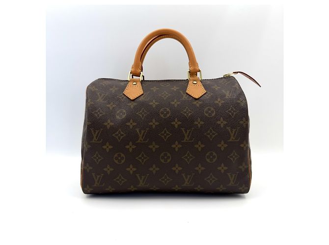 Sac à main Louis Vuitton Speedy Monogram Canvas 40 Marron