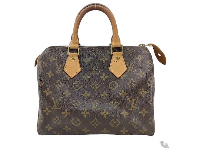 Sac à main Louis Vuitton Speedy Monogram Canvas 25 Marron