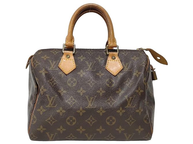 Sac à main Louis Vuitton Speedy Monogram Canvas 25 Marron