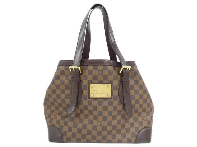 Borsa Louis Vuitton Damier Hampstead GM Damier ebene