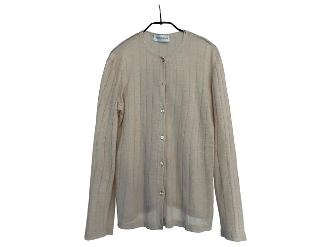 Autre Marque Annapurna Leinen-Cardigan Beige