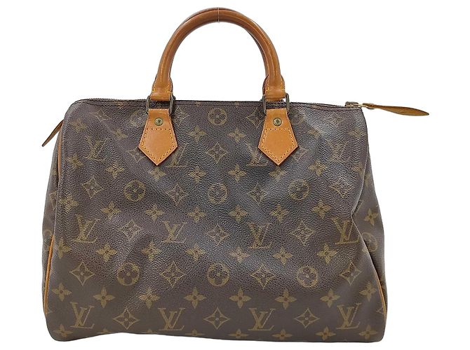 Bolsa Louis Vuitton Speedy Monogram Canvas 30 Marrom