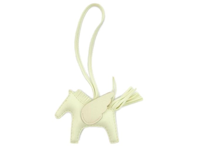 Hermès Rodeo Pegasus Accessoire Taschenanhänger Gelb