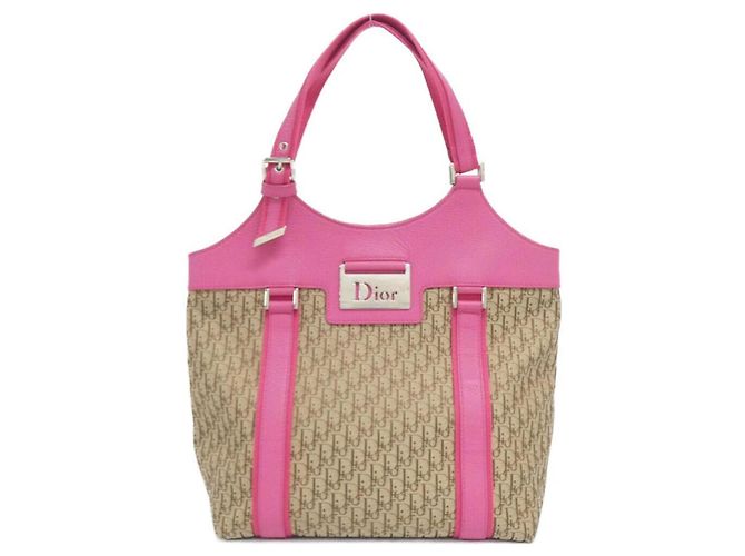 Bolsa Christian Dior Rosa Bege