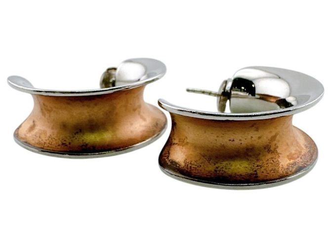 Hermès Hermes Gold Stud Ohrringe Golden