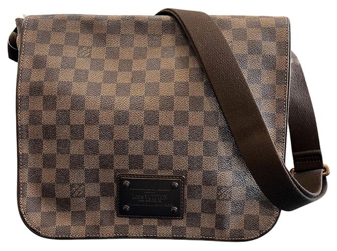 Borsa Louis Vuitton Damier Ebene Brooklyn MM 2009