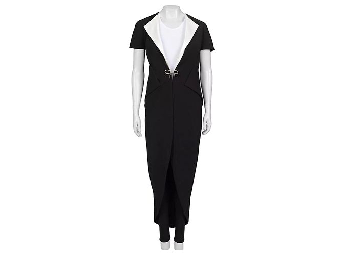 Balenciaga Cardigan in Schwarz & Weiß mit Taschen - Größe 36/S gebraucht