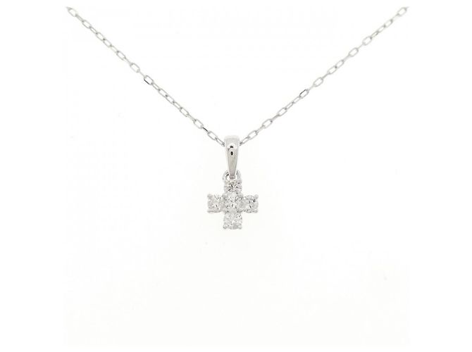 Autre Marque Collana con diamante Au750 Argento
