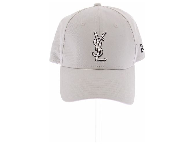 Saint Laurent Kappe weiß