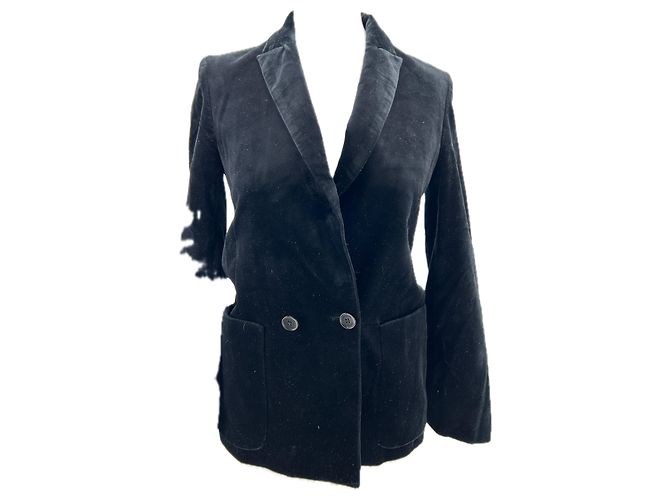 Zadig & Voltaire Samtblazer Schwarz