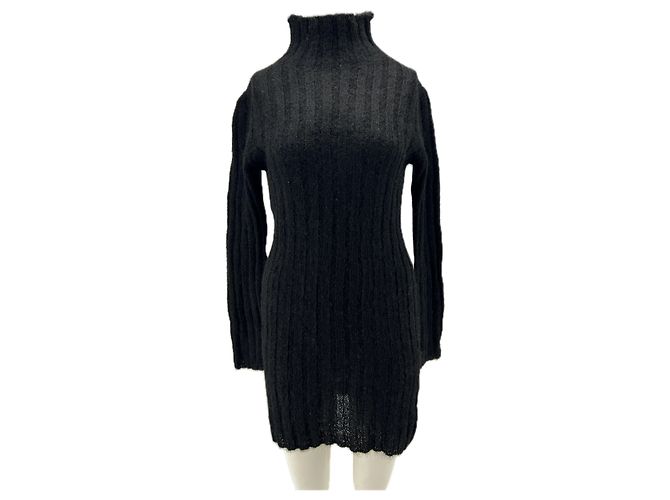 Autre Marque GIMAGUAS Strickkleid Schwarz