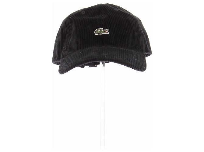 Cappellino Lacoste in velluto nero