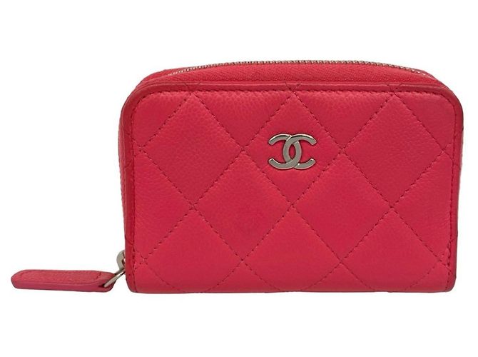 Monedero Chanel Matelassé Coco Mark Rosa