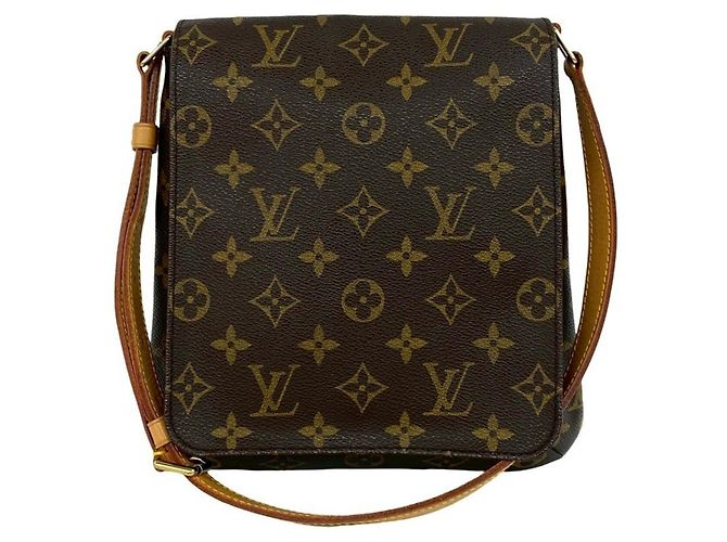 Bolsa de Ombro Louis Vuitton Musette Salsa Monogram Marrom