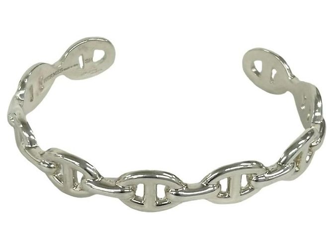 Hermès Bracelet jonc Enchainée Hermes Argenté