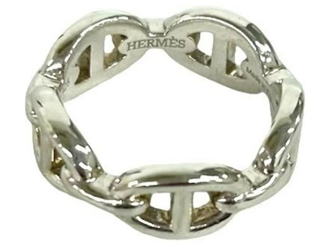 Hermès Hermes Enchainée Ring Silber