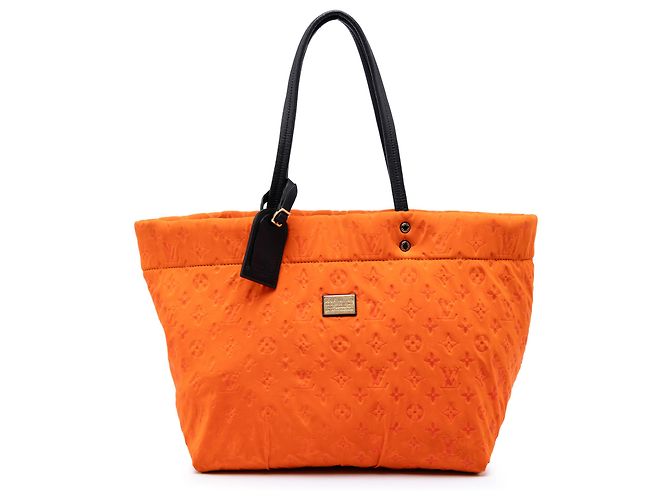 Louis Vuitton Orange Monogram Embossed Neoprene Scuba MM