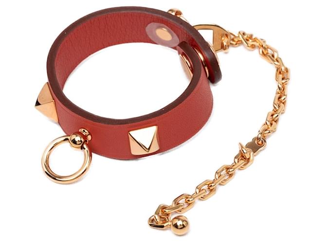 Hermès Red Swift Rivale Glove Clip 