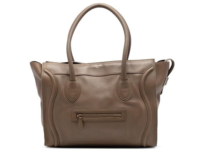 Luggage Céline Tote in pelle marrone Celine Taupe