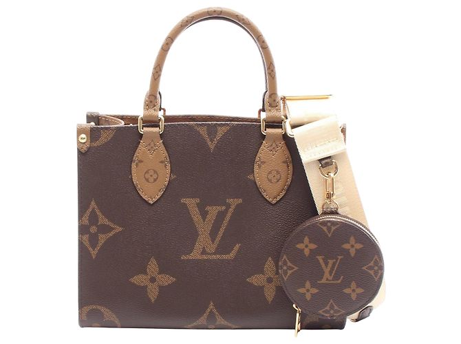 Louis Vuitton Marron Monogram Reverse Giant OnTheGo PM