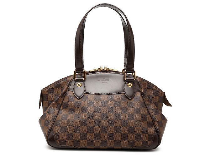 Louis Vuitton Marrón Damier Ebene Verona PM Castaño