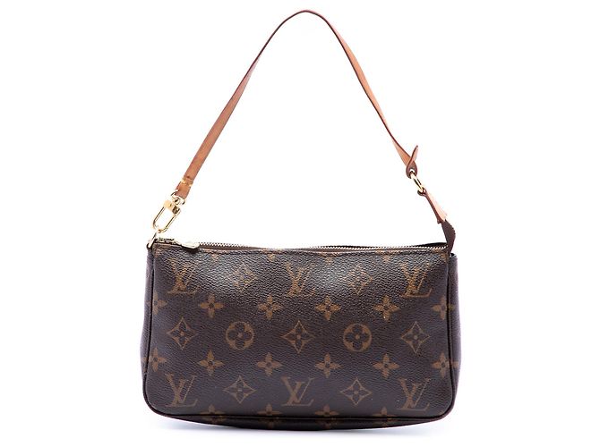 Louis Vuitton Marron Monogram Pochette Accessoires