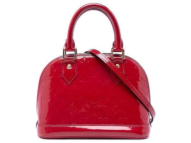 Louis Vuitton Alma BB Monogram Vernis Rojo Roja