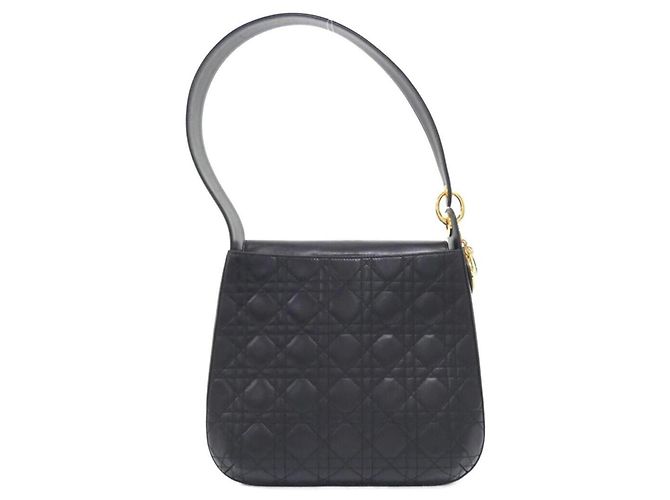 Borsa a tracolla nera Christian Dior Nero