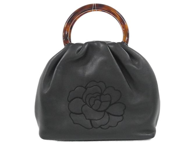 Chanel Handtasche aus schwarzem Leder