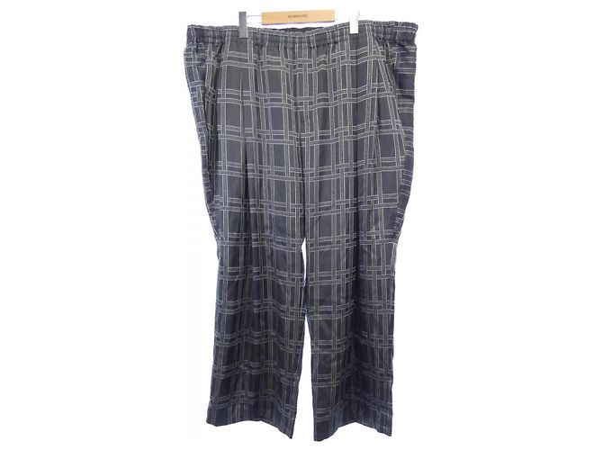 Pantalones de mezcla de seda Louis Vuitton Castaño