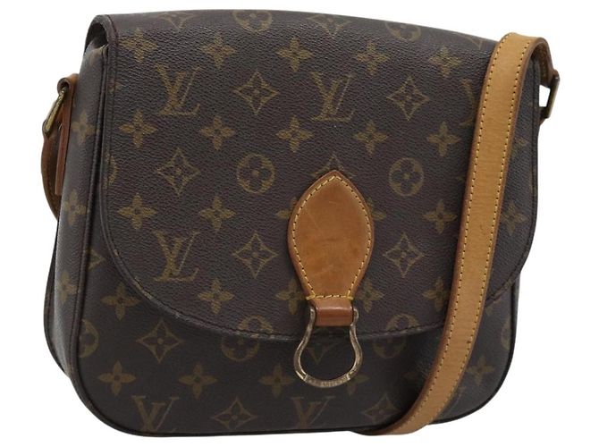 LOUIS VUITTON Bolsa de Ombro Monogram Saint Cloud GM M51242 LV Auth ki6674 Monograma
