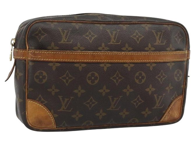 LOUIS VUITTON Monogram Compiegne 28 Clutch Bag M51845 LV Auth 185083 Monogramm