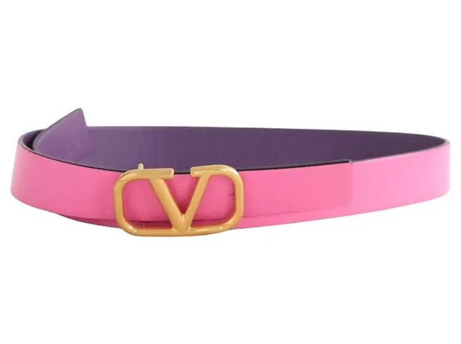 Valentino Pink leather belt
