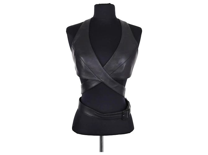 Alaïa Top senza maniche nero
