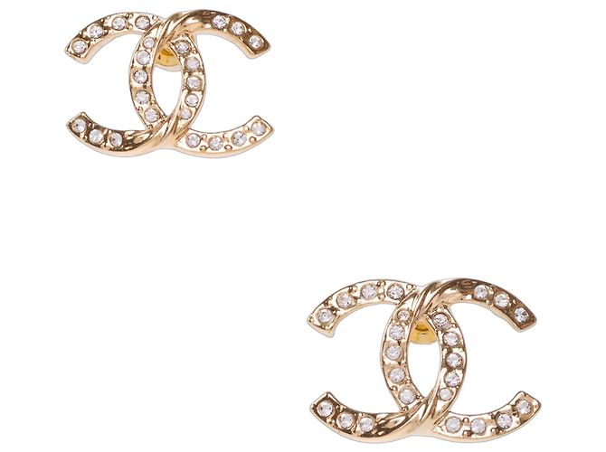 CHANEL CC Gold-Tone Metal Jewelry - 103596 Golden