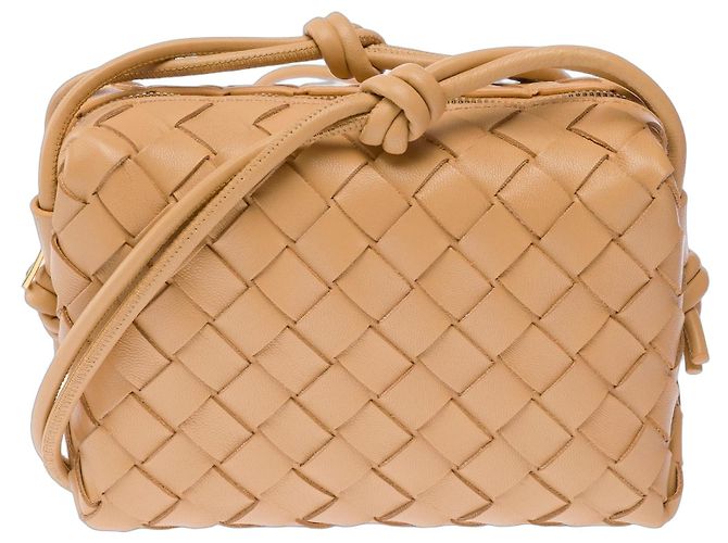 Bolsa BOTTEGA VENETA Loop em Couro Bege - 103640