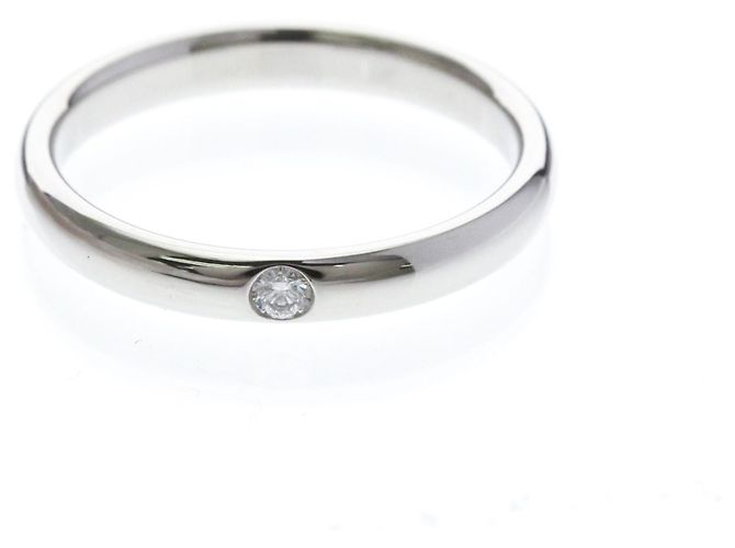 Anillo de compromiso Harry Winston 1P Diamond Plata