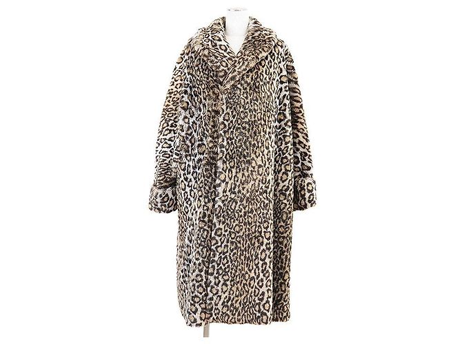 Autre Marque Abrigo de pelo sintético COMME des GARÇONS Multicolor Estampado de leopardo