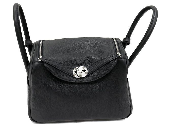 Hermès Sac 2way Hermes Lindy Taurillon Clemence Noir